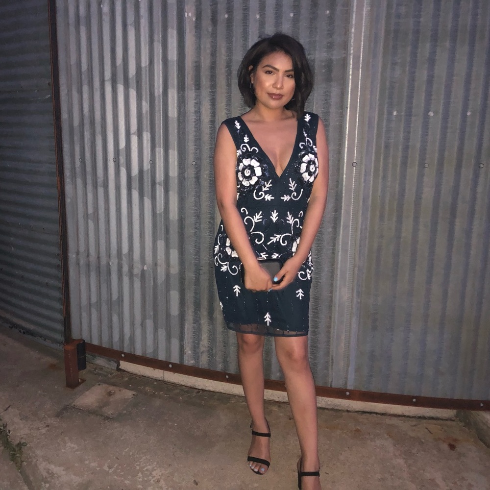 Lace & beads Gilly Minidress